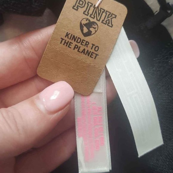 PINK black lace bralette - Picture 2 of 3